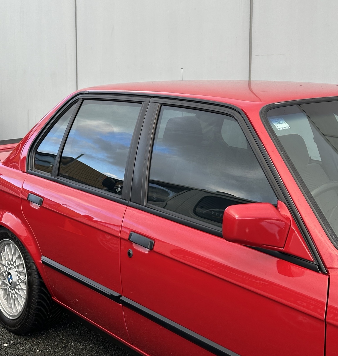 BMW E30 window tint by Layer