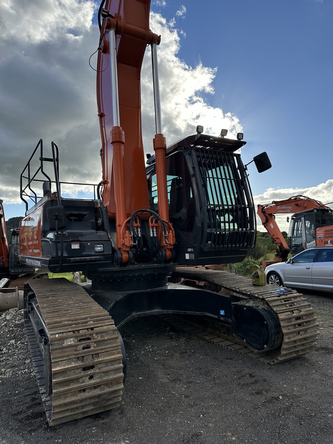 Excavator cab tint by Layer